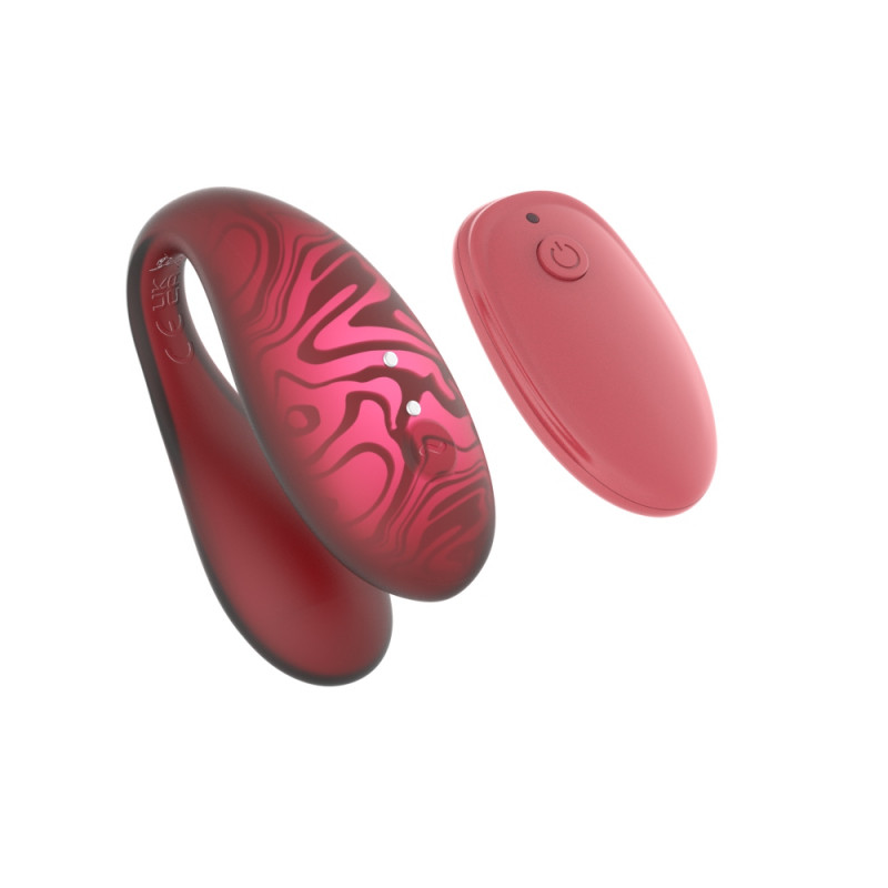 Парный вибромассажер TWIN+, Red AM-001R