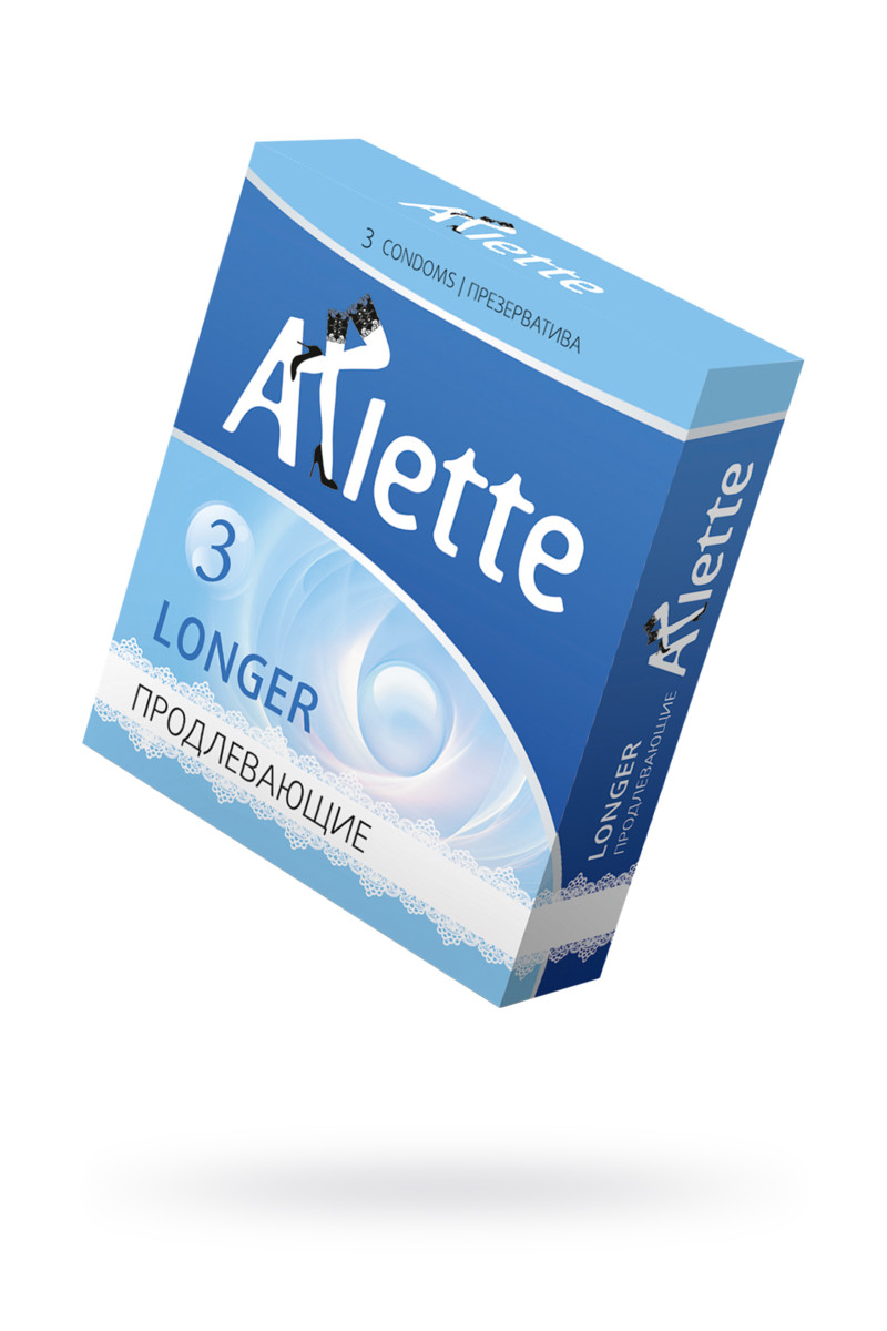 Презервативы "ARLETTE" №3, LONGER продлевающие